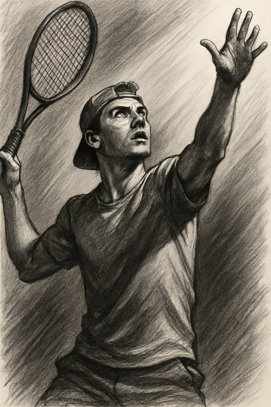 badminton-fun-coach-frank-warrington-ai-generated-pictures-laughter